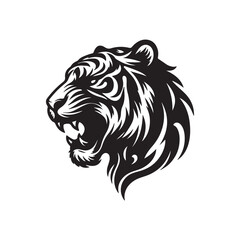 Tiger Head Vector Art