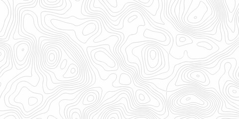 Topographic map. Geographic mountain relief. Abstract lines background. Contour maps. Topo contour map on white background, Topographic contour lines vector map seamless pattern.