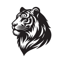 Tiger Head Vector Art