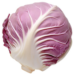 Obraz premium Fresh raw purple cabbage vegetable with a vibrant leafy head and crisp texture, ideal for salads, cooking, health food, plant-based diet, vegetarian meal