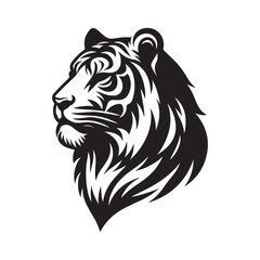 Tiger Head Vector Art