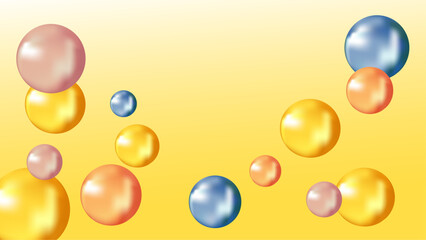 A realistic ball design vector background