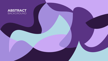 A soft colorful abstract vector banner illustration