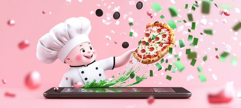 chef toss from digital menu