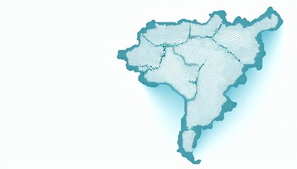 Detailed map rendering of a stylized region.