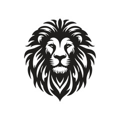 Fototapeta premium Lion Head Vector Art