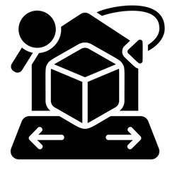 Obraz premium 3D View Solid Icon