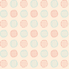 手描きが可愛いポップな背景素材