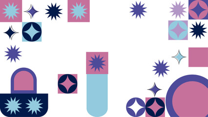 Abstract background with geometric shapes