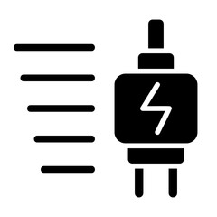 Fast Charger Solid Icon