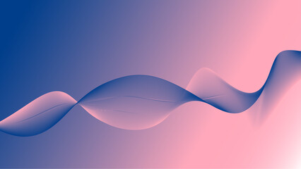 Abstract background with wavy line style