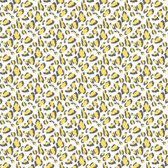 ヒョウ柄の背景素材