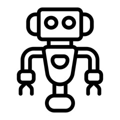 Robotics Line Icon