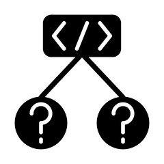 Confusion Matrix Solid Icon