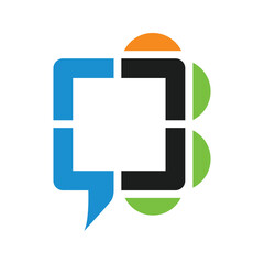Speech bubble logo