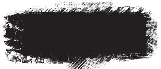 Grunge textured banner with rough edges. Speckled texture. Overlay grunge texture . Simply place texture over any object to create grunge effect . Banner with scratched surface for your design. 