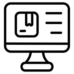 Web market Line Icon