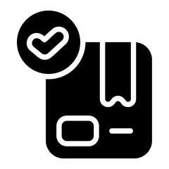 Packing success Solid Icon