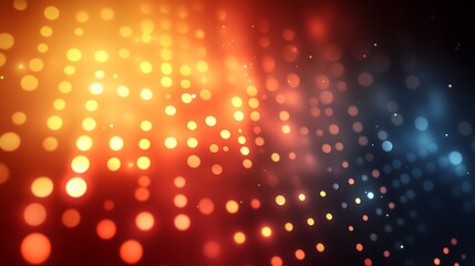 Abstract glowing bokeh lights