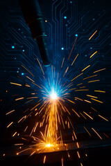 Welding Sparks & Tech