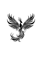 Fototapeta premium wings tattoo design