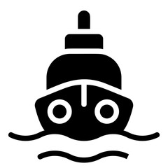 Ferry Solid Icon
