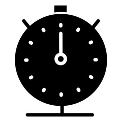 Alarm clock icon vector. Time illustration sign. Clock sign or symbol.