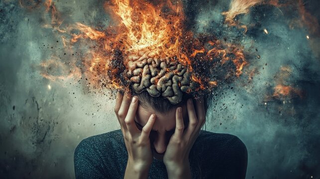 Chronic stress affects mental and physical health, leading to anxiety, burnout, fatigue, and an imbalance of hormones like cortisol.