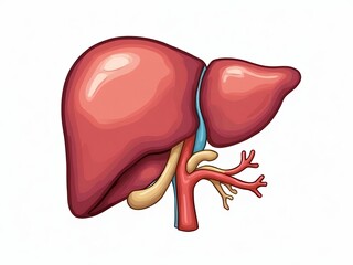 an image of a diagram of the liver and the liver, there is a diagram of the liver and the liver