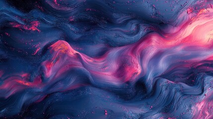 Abstract digital wave flowing through big data