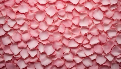 Fototapeta premium A beautiful display of light pink rose petals creating a soft and elegant background.
