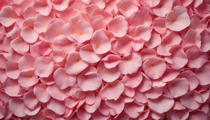 Obraz premium A beautiful display of pink rose petals creating a soft and romantic background, perfect for any occasion.