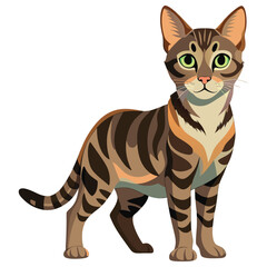 Obraz premium Barn cat Vector 