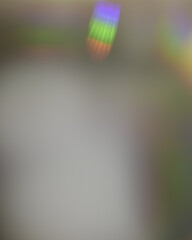 Light Leak Photo Filter with Rainbow Prism Lights on Transparent Background Stray Lights Effect for...