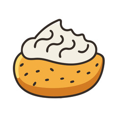  Delicious Baked Potato with Sour Cream