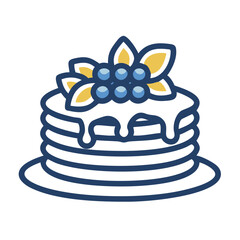  Blueberry Pancakes with Tasty Toppings