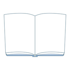 アイコンに最適な見開きカタログ・パンフレット・本のイラスト