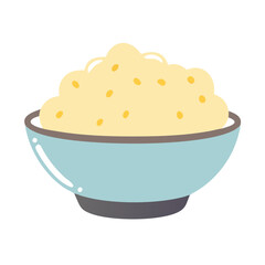  Creamy Mashed Potatoes in a Bowl