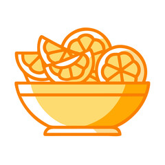  Colorful Fresh Sliced Oranges