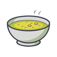  Split Pea Soup in a Bowl