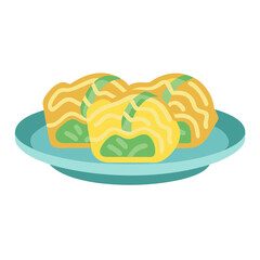  Savory Cabbage Rolls on Plate