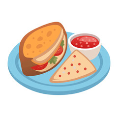  Delicious Chicken Quesadilla with Salsa