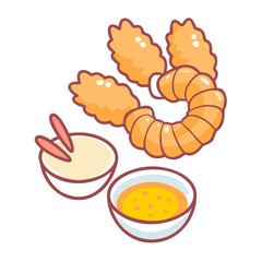  Savory Coconut Shrimp with Sauce