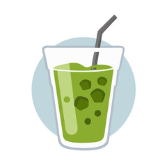  Refreshing Iced Matcha in Cup