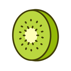 Fototapeta premium Organic Kiwi Delight