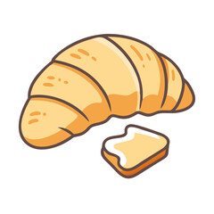  Delicious Croissant with Butter