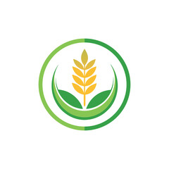 agriculture logo design vector 