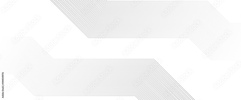 Poster Abstract background wave line elegant white striped diagonal line technology concept web texture.