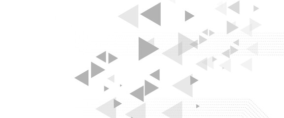 Abstract triangular geometric pattern. Black and white triangle background.