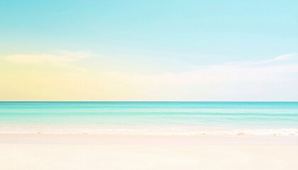 Fototapeta premium Tranquil seascape with gentle waves beachfront landscape photography serene environment wide view coastal serenity